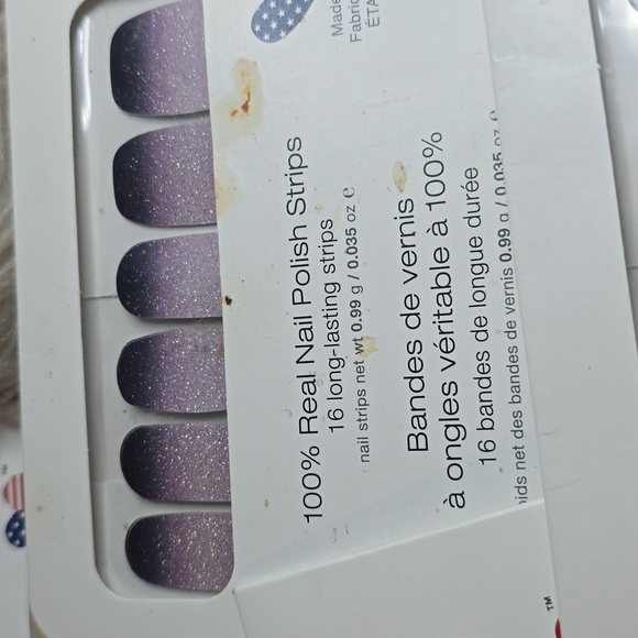 Color Street Nail Strips Bundle Of Five Glitter Blues Sets #7 - Picture 3 of 6